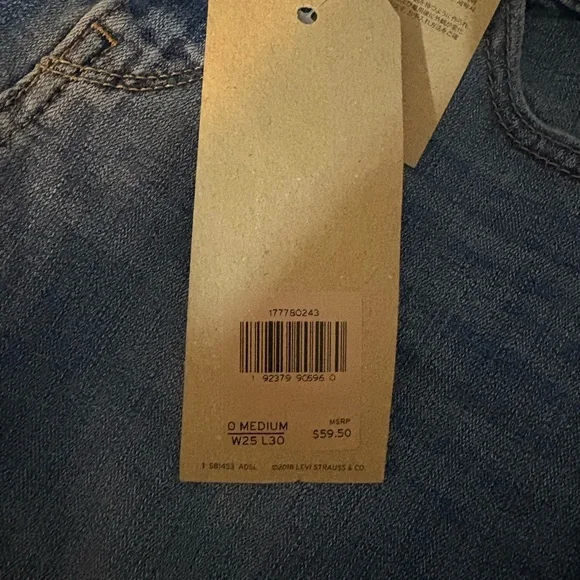 Levi's Blue Skinny Jeans with Tapered Fit - Picture 3 of 4